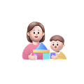 미혼모(부) · 한부모 아이콘
